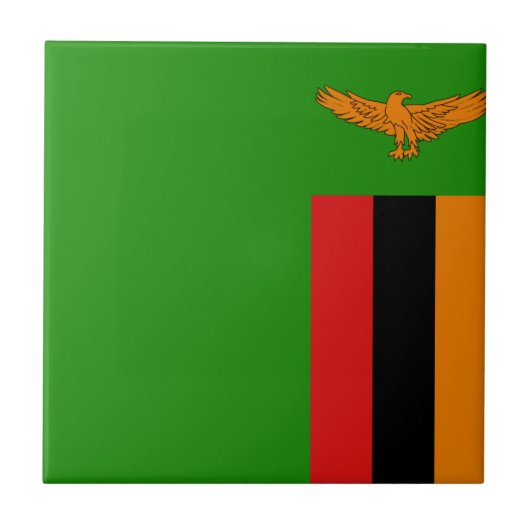 Keramik Zambia Fliese (Vorderseite)