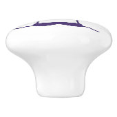 Keramik Zeichn/Türknopf - Leuchtturm für die Schif Keramikknauf (Seitenansicht)