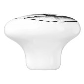 Keramik Zeichn- und Türknopf an der Hauptplatine - Keramikknauf (Seitenansicht)