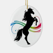 Keramik Zierpferd Ornament (Rechts)