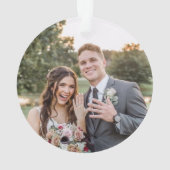 Keramik zum 35. Hochzeitstag Ornament (Rückseite)