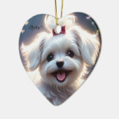 Keramik zur Erinnerung an Haustiere Keramik Ornament (Links)