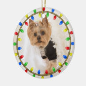 Keramik zur Ornamentierung des Hundes Ornament (Links)
