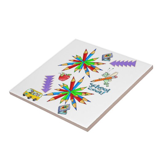 Keramik Zurück zur Schule Cool Fliese (Seite)