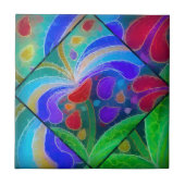 Keramikakzentfliese Fliese (Vorderseite)