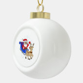 Keramikballornament Keramik Kugel-Ornament (Rechts)