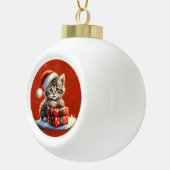 Keramikballornament Keramik Kugel-Ornament (Rechts)