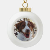 Keramikballornament Keramik Kugel-Ornament (Vorderseite)