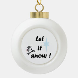 Keramikballornament Keramik Kugel-Ornament