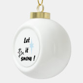 Keramikballornament Keramik Kugel-Ornament (Rechts)