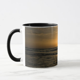 Keramikbecher 'Golden Sunset Horizon' - Zweifarbig Tasse
