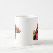 Keramikbecher mit Betta-Fisch-Design Kaffeetasse (Mittel)