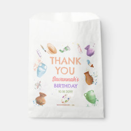 Keramikbemalung-Party Geburtstag Geschenktütchen