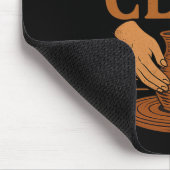 Keramiken der lustigen Töpferei Mousepad (Ecke)