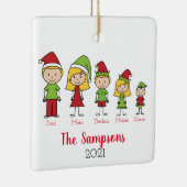 Keramiken für Personalisierte Weihnachtsnamen Orna Keramikornament (Rechts)