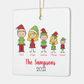 Keramiken für Personalisierte Weihnachtsnamen Orna Keramikornament (Links)