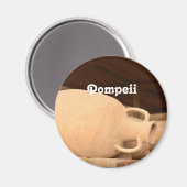 Keramiken in Pompeji Magnet (Vorderseite/Rückseite)