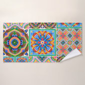 Keramiken, Majolika, Zierabstrakte, arabisch, a Badehandtuch (Badehandtuch)