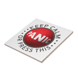 Keramiken mit Panic Button Fliese