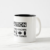 Keramiken Potterie-Potter Handmade Clay Maker Zweifarbige Tasse (VorderseiteRechts)