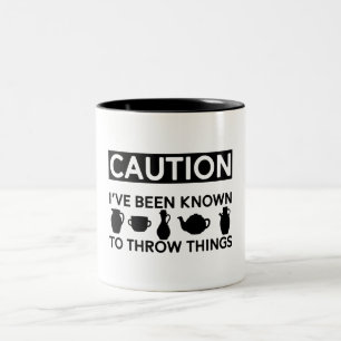 Keramiken Potterie-Potter Handmade Clay Maker Zweifarbige Tasse