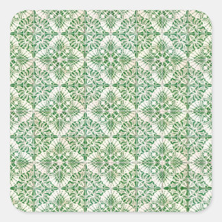 Keramiken Quadratischer Aufkleber