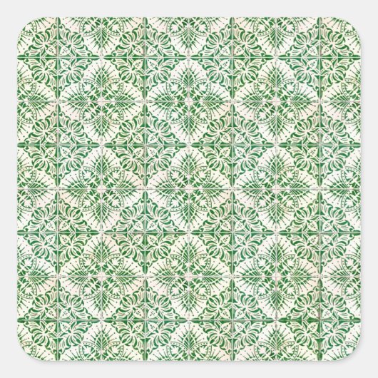 Keramiken Quadratischer Aufkleber (Vorderseite)