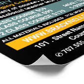 Keramiken, Töpferklassen, Potter-Werbung Poster (Ecke)