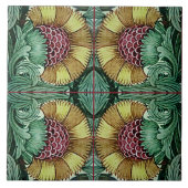 Keramiken Williams De Morgan Victorian Fliese (Vorderseite)