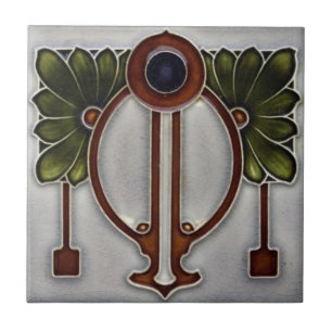 Keramikfliese - Art Nouveau Vintage Floral