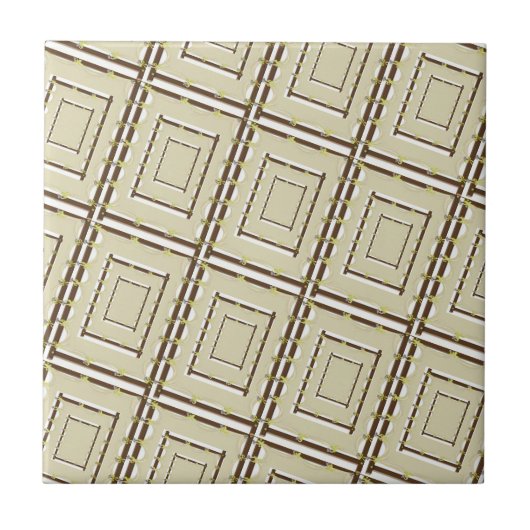 Keramikfliese Beige Braun (Vorderseite)