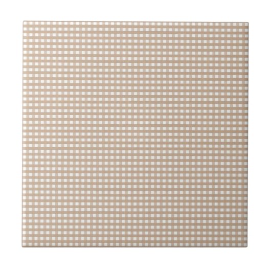 Keramikfliese Beige und Weiß gestreift quadratisch (Vorderseite)