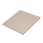 Keramikfliese Beige und Weiß gestreift quadratisch (Seite)
