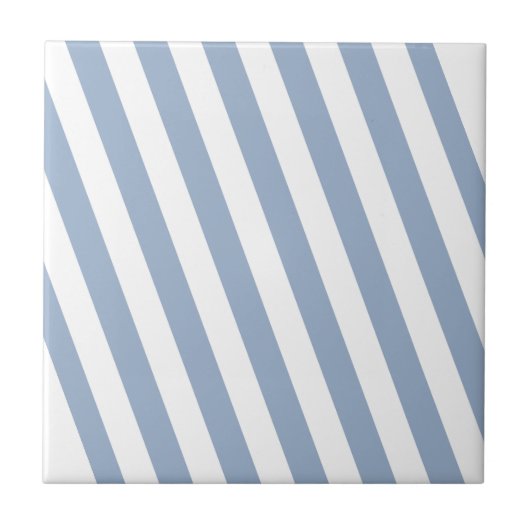 Keramikfliese Blau gestreift (Vorderseite)