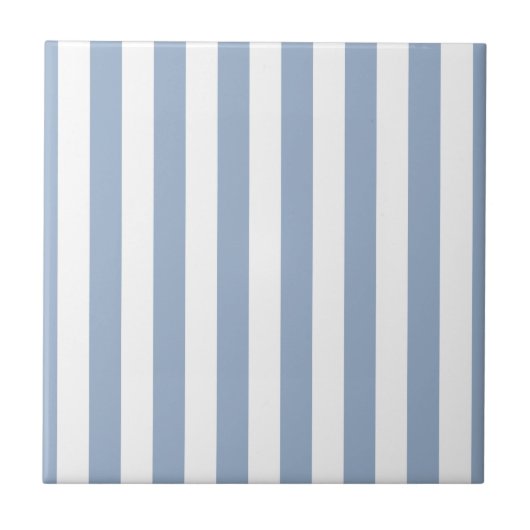 Keramikfliese Blau-Weiß gestreift (Vorderseite)