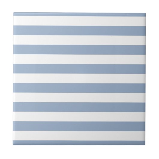Keramikfliese Blau-Weiß gestreift (Vorderseite)