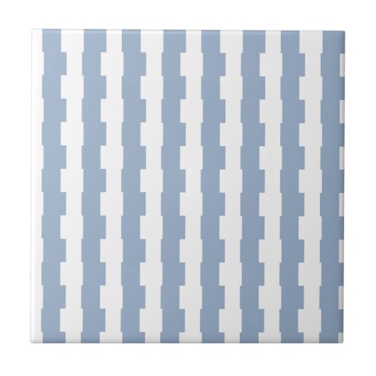 Keramikfliese Blaue Streifen (Vorderseite)