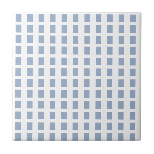 Keramikfliese Blaue Streifen Quadrat (Vorderseite)