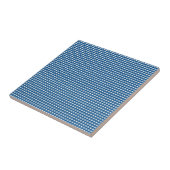 Keramikfliese Blaue Streifen Quadrat (Seite)