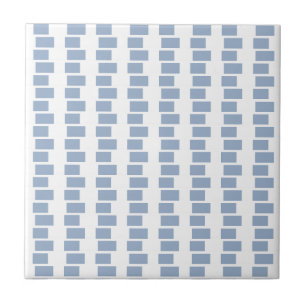 Keramikfliese Blaue Streifen Quadrat