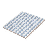 Keramikfliese Blaue Streifen Quadrat (Seite)