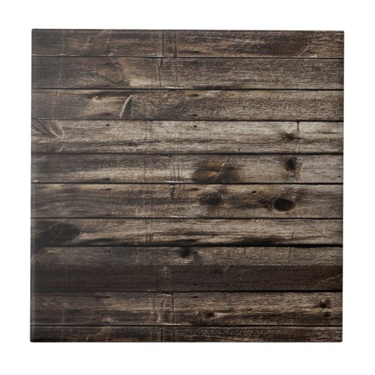 Keramikfliese Bunte Farben Dunkles Holz (Vorderseite)