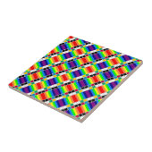 Keramikfliese Bunte Farben Quadratisch (Seite)