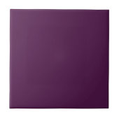 Keramikfliese Dunkelviolett Quadrat (Vorderseite)