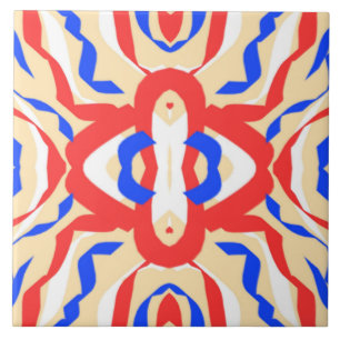 Keramikfliese, Ein schönes klassisches farbenfrohe Fliese