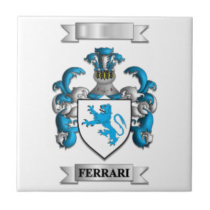 Keramikfliese Ferrari italienischer Familienname u