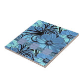 Keramikfliese floral (Seite)