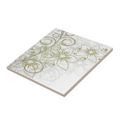 Keramikfliese Gold Blumen Blumen  (Seite)