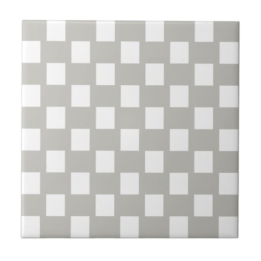 Keramikfliese Grau & Weiß gestreift Quadratisch (Vorderseite)