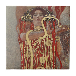 KERAMIKFLIESE: GUSTAV KLIMT: HYGIEIA: 1907 FLIESE
